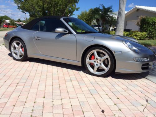 Porsche 911 997s carerra s cabriolet sports seats full leather