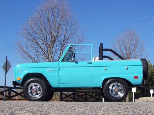 Gorgeous 1968 ford bronco rust free uncut restored show quality ready to drive!