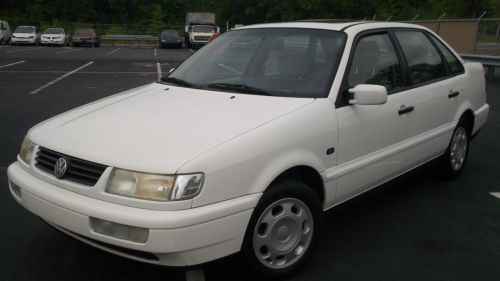 96 passat tdi, manual, white/ tan, runs and drives great with cold a/c, no reser