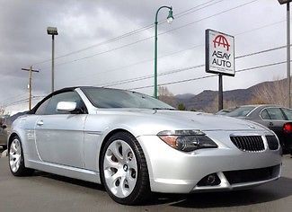 2004 bmw 645ci, convertible, navigation, leather, v8, automatic, tinted windows