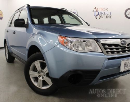 We finance 11 forester 2.5x awd pzev clean carfax 1 owner cloth bucket seats cd