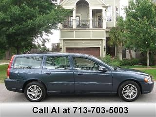 2007 volvo v70 fwd wagon only 79k miles one owner leather sunroof  clean car fax