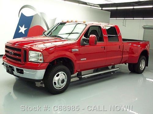 2006 ford f-350 crew diesel drw 4x4 leather sunroof 58k texas direct auto