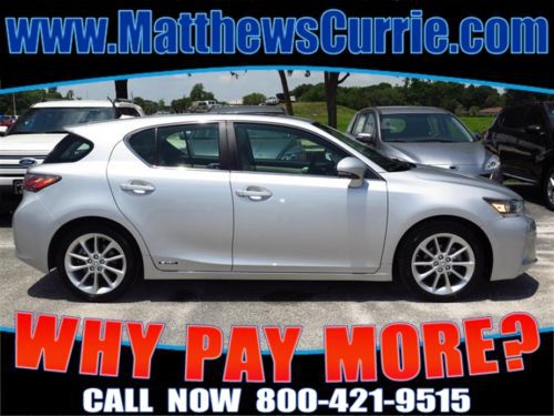 Fwd 4dr hatch hybr ct 200h(ecvt) automatic,leather,full power,sunroof, 43mpg