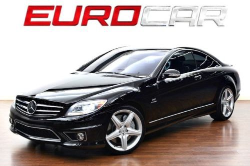2008 mercedes cl65 amg key less perforated leather burl interior black