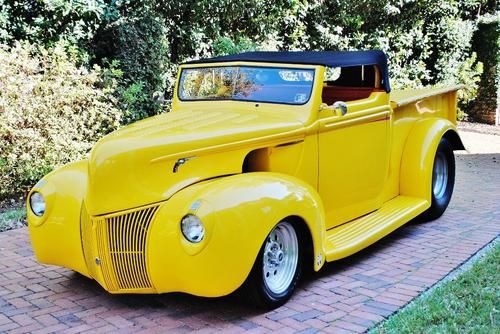 1 of a kind incredable build 1940 ford roadster pick up must see and drive sweet