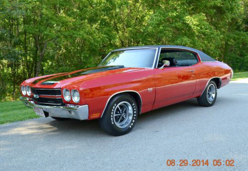 1970 chevelle ls5 454 auto super solid  very nice beautiful cranberry red sharp