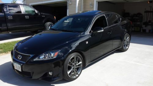 2012 lexus is250 f-sport sedan 4-door 2.5l