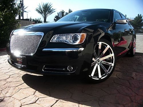 2014 chrysler 300c hemi 5.7 liter 360hp 22&#034; wheels &amp; tires rims custom grille14