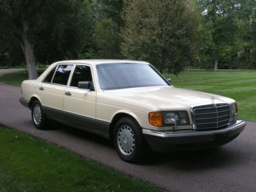 1986 mercedes-benz 420sel sedan-impeccable care and maintenance-irreplaceable !!