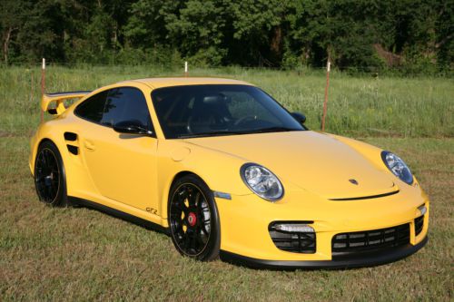 2008 porsche 911 gt2 - upgrades 650+ hp speed yellow