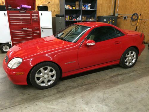 2003 mercedes-benz slk230 kompressor convertible 2-door 2.3l