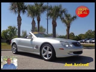 2004 mercedes benz sl 500 navigation/leather/xenons &amp; more only 67k miles