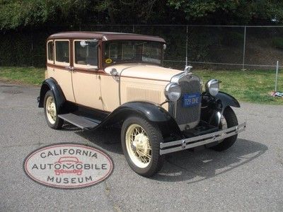 Very nice 1930 ford model a four door town sedan (briggs body)