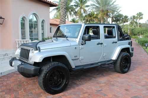2011 jeep wrangler unlimited 70th anniversary loaded lifted warranty leather!!