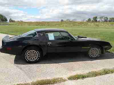 1979 Trans Am Black w/gold decal automatic V8 6.6 liter Back buckets w/center, image 9