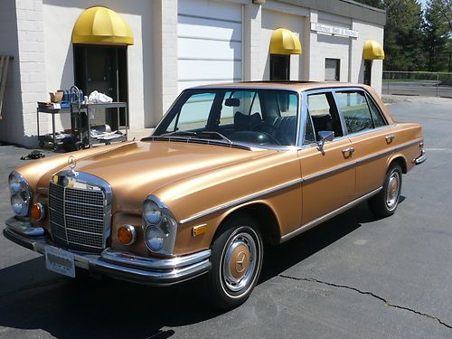 1973 mercedes benz 300 sel 4.5 owned by doris duke one of kind factory copper