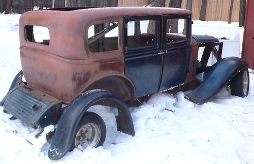 1930 gm chevy buick sedan rat rod body frame window project part lot no reserve