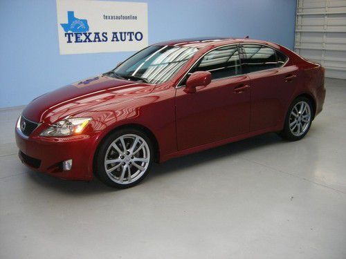 We finance!!!  2008 lexus is 250 sport auto paddles roof cooled seats wood 6 cd!