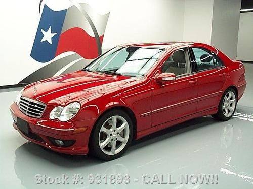 2007 mercedes-benz c230 sport sunroof power shade 59k texas direct auto