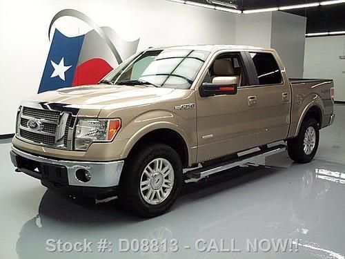 2011 ford f-150 lariat crew ecoboost 4x4 sunroof 22k mi texas direct auto