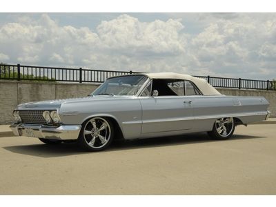 1963 chevy impala convertible v-8 4 speed low miles
