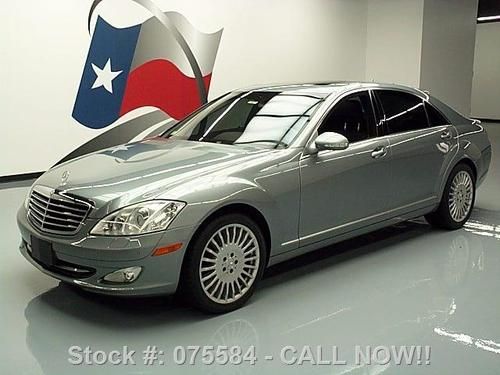 2007 mercedes-benz s550 sunroof nav climate leather 72k texas direct auto