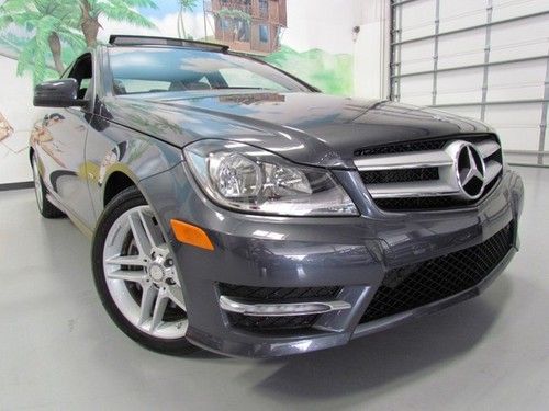2012 mercedes c-350 coupe,navigation,panoramic,amg wheels, loaded !!!