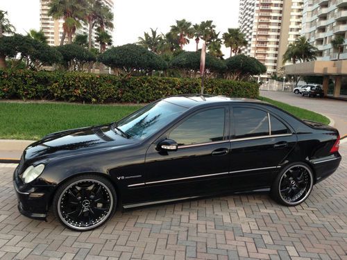 Buy used 2002 Triple Black C32 AMG Mercedes-Benz w/ Custom ... Buy used 2002 Triple Black C32 AMG Mercedes-Benz w/ Custom ...