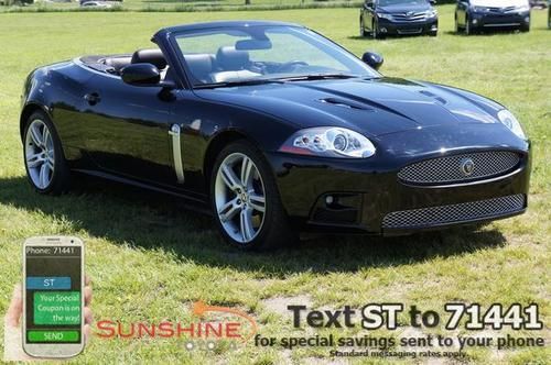 2009 jaguar xkr convertible, only 14,000 miles, navigation, leather, 1-owner