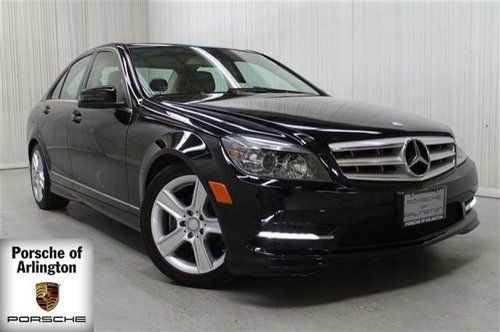 4matic low miles leather awd heated seats moon roof clean black