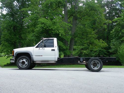 1997 gmc 1 ton truck sierra 3500hd truck cab &amp; chassis ready to install your bed