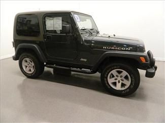 2004 rubicon 4.0l automatic 4wd green hard top 2 door air condition cd player