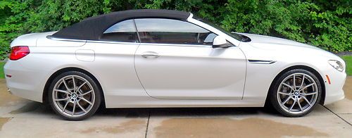 2012 bmw 650i convertible-  fully loaded all packages ( mint condition)