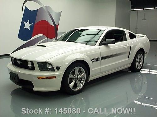 2009 ford mustang gt/cs auto leather shaker spoiler 35k texas direct auto