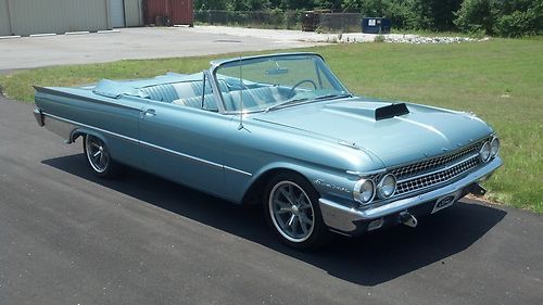 1961 ford galaxie sunliner convertible 410/4-speed wow!