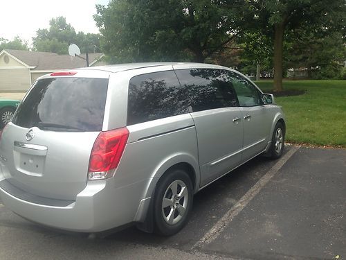 2008 minivan silver first owner quest no reserve