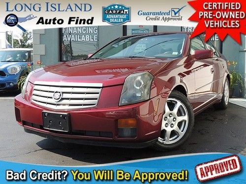 03 cadillac cts sunroof leather manual bose sound heated seats clean carfax