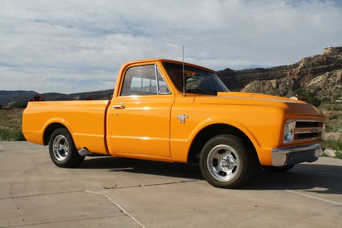 1967 chevy c10 short bed hotrod custom turbo diesel cummins muscle