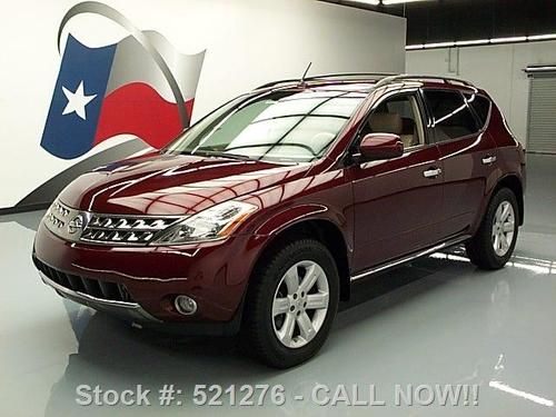 2007 nissan murano sl 3.5l v6 leather bose only 59k mi texas direct auto