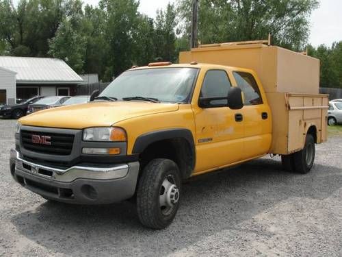 2003 03 gmc sierra c 3500 138k work utility maintenance hauler truck no reserve