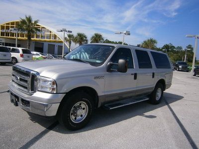 2005 ford excursion xlt 5.4l v8 rwd leather tow 3rd row florida truck low miles