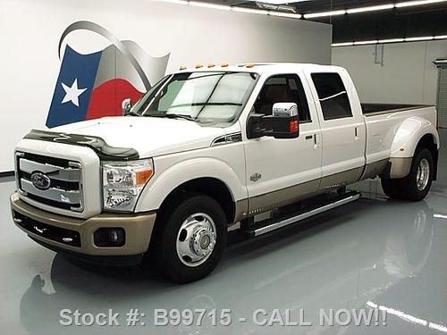 2012 ford f350 king ranch diesel dually sunroof nav 13k texas direct auto