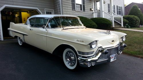 ** 1957 cadillac coupe deville - idaho car, rust free, #'s match, great cruiser!