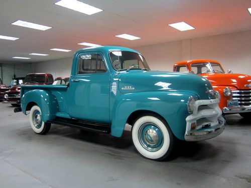 1954 chevy shortbed pickup truck. $40,000 frame off restoration! very rare!
