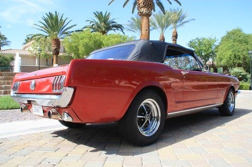 1966 ford mustang convertible 289cui v8