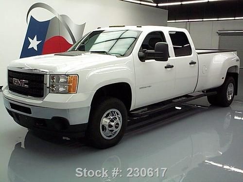 2011 gmc sierra 3500 crew 4x4 lifted 6-passenger 23k mi texas direct auto