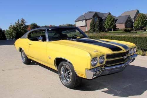 70 chevelle ss 396/350 build sheet 4 speed show car air condition wow