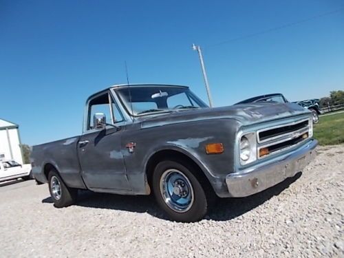 1968chevrolet chevy c10 shortbed pickup truck, rat rod, low reserve, 1/2 ton