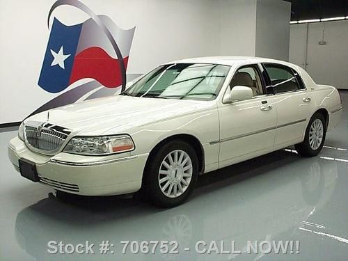 2003 lincoln town car executive 6-pass leather only 73k texas direct auto